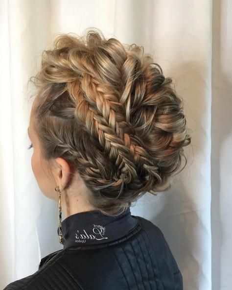 27 Trendy Updos For Medium Length Hair: Updo Hairstyle Ideas For 2017 Inside Medium Long Updos Hairstyles (View 7 of 15)