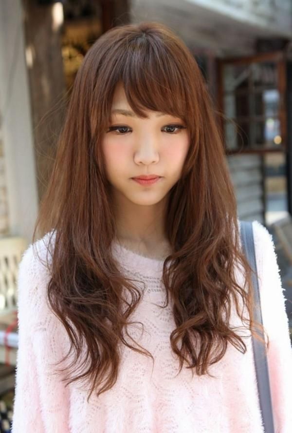 47 Super Cute Hairstyles For Girls With Pictures – Beautified Designs For Korean Long Haircuts For Women (Gallery 40 of 292)