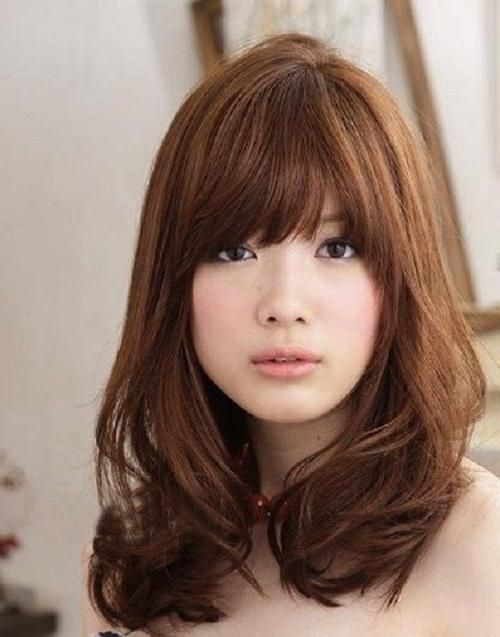 8 Best Haircut Images On Pinterest | Hairstyles, Japanese With Regard To Korean Women Hairstyles For Medium Hair (View 3 of 15)