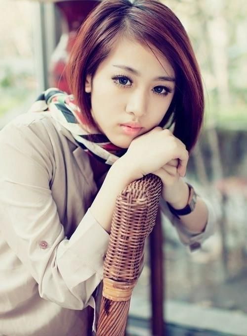 Best 25+ Asian Hairstyles Women Ideas On Pinterest | Makeup Throughout Cute Short White Hairstyles For Korean Girls (View 13 of 15)