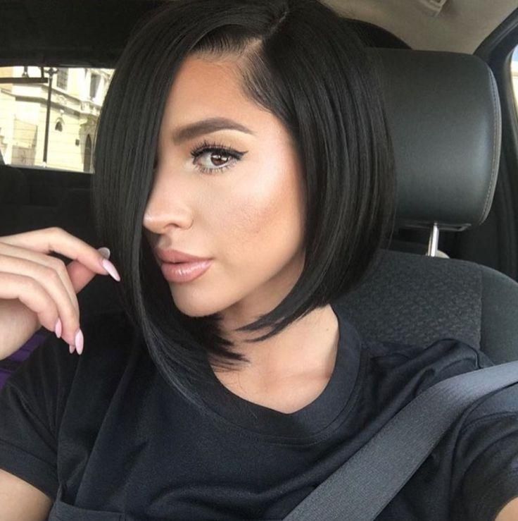 Best 25+ Black Bob Hairstyles Ideas On Pinterest | Feathered Bob In Long Black Bob Haircuts (View 1 of 15)