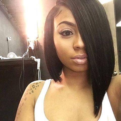 Best 25+ Weave Bob Hairstyles Ideas On Pinterest | Natural Weave With Long Bob Hairstyles With Bangs Weave (View 13 of 15)