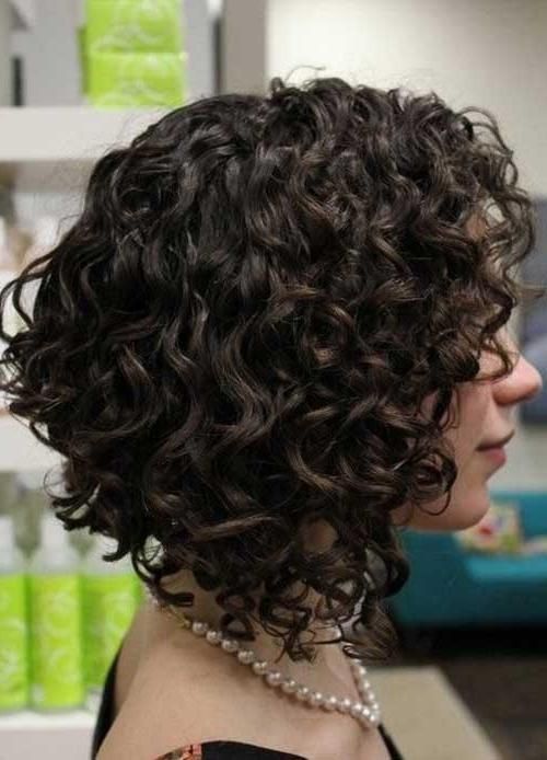 Bob Hairstyles 2017 – Short With Regard To Latest Curly Inverted Bob Hairstyles (Gallery 65 of 292)