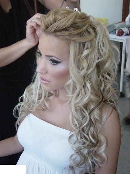 Hairstyles For Wedding This Ideas Can Make Your Hair Look Bewitching Regarding Long Curly Hairstyles For Wedding (View 14 of 15)