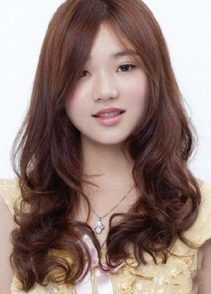 Korean Haircut Style For Round Face (9) – Fashion & Trend For Korean Women Hairstyle Round Face (View 6 of 15)