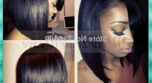 Long Weave Bob Hairstyles Weave Bob Hairstyles Long Weave Bobs Within Long Bob Hairstyles With Weave (View 14 of 15)