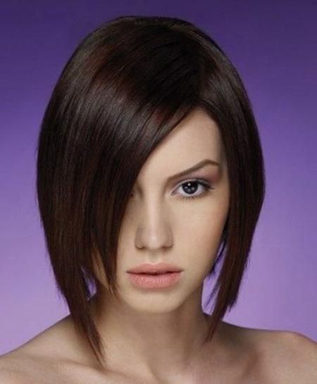 Short Hairstyles 2016 – 2017 With Regard To Well Liked Asymmetrical Bob Haircuts (View 7 of 15)