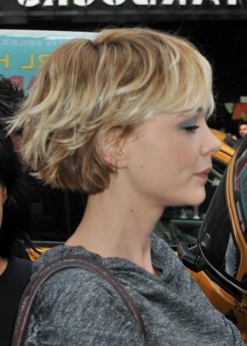 Short Hairstyles 2016 With Recent Carey Mulligan Bob Hairstyles (View 2 of 15)