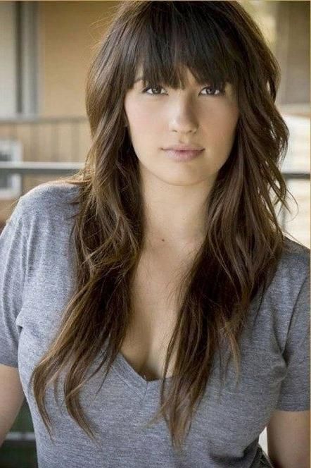 The 25+ Best Long Choppy Hairstyles Ideas On Pinterest | Long Pertaining To Long Choppy Layered Haircuts (View 11 of 15)