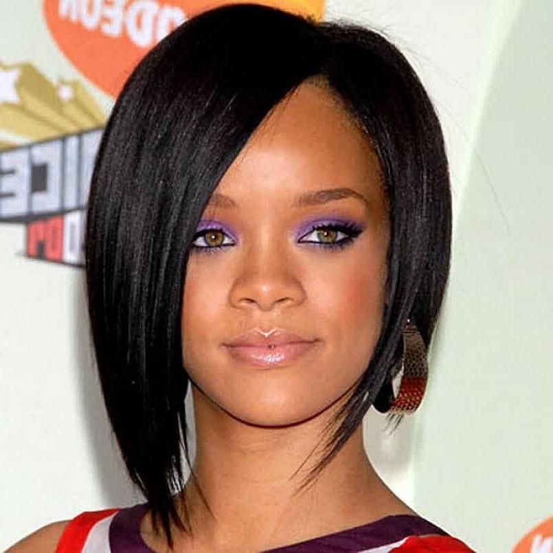 Widely Used Rihanna Bob Hairstyles With Weave Throughout Short Bob Hairstyles For Black Women (View 6 of 15)