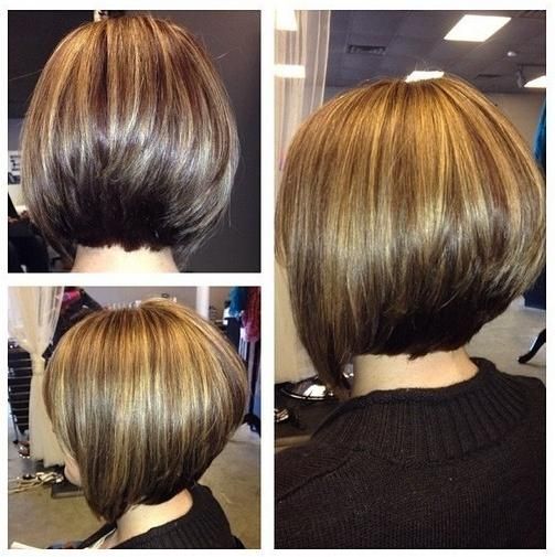 2017 Stacked Bob Hairstyles Back View With Regard To Daily Hair Ideas: Stacked Bob Hairstyle For Women (side & Back (View 4 of 15)