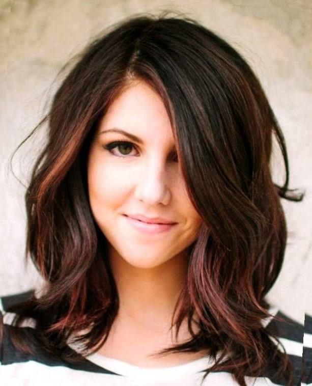2018 Long Haircuts For Brunettes Within Best 25+ Medium Brunette Hairstyles Ideas On Pinterest | Balayage (View 12 of 15)