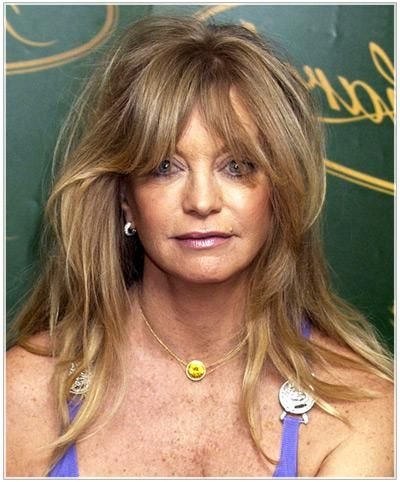 2018 Long Hairstyles For Older Women Regarding Goldie Hawn's Long Hairstyles For Older Women | Thehairstyler (View 3 of 15)