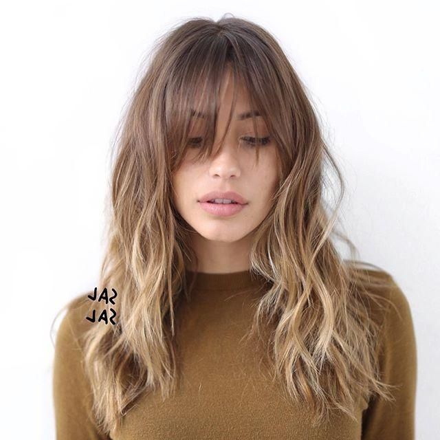 2018 Long Hairstyles With Fringe And Layers In 20 Fabulous Long Layered Haircuts With Bangs – Pretty Designs (View 5 of 15)
