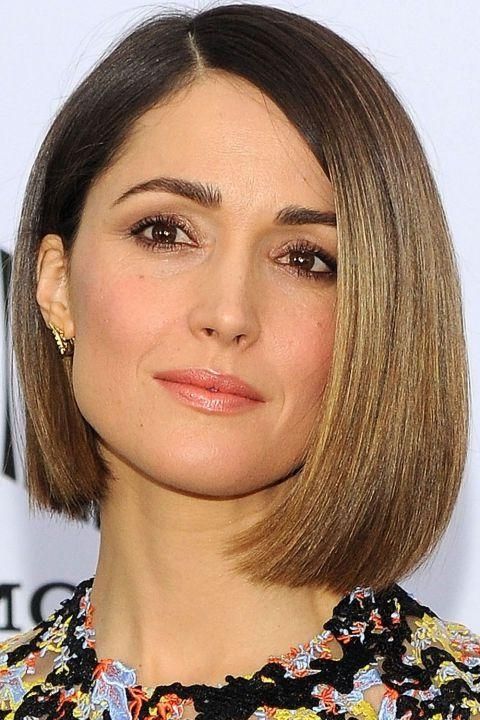 2018 Rose Byrne Parted Blunt End Bob Hairstyles Pertaining To 185 Best Rose Byrne Images On Pinterest (View 11 of 15)