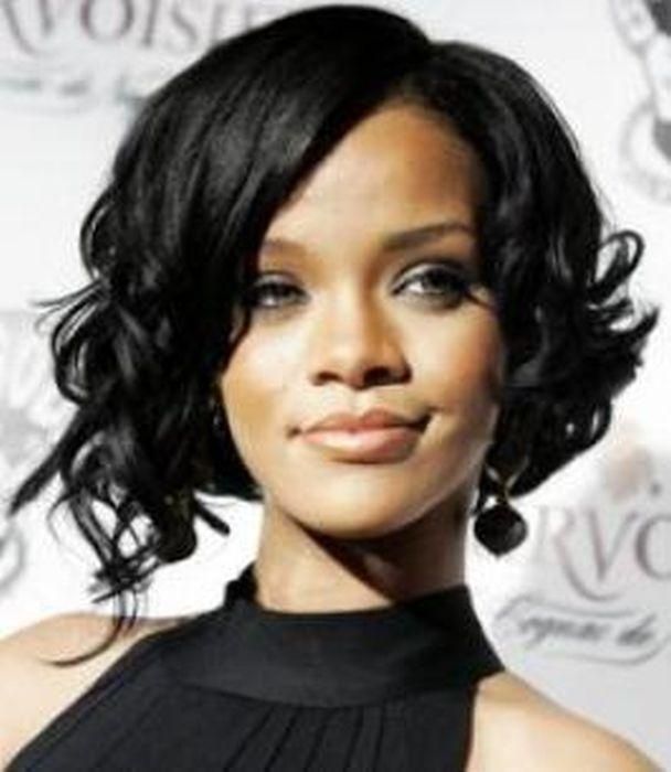 Beauty Tips, Big Curly Hair Regarding Well Liked Rihanna Side Swept Big Curly Bob Hairstyles (View 5 of 15)