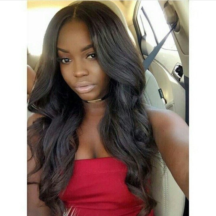 Best 25+ Middle Part Weave Ideas On Pinterest | Middle Part Sew In In Long Hairstyles With Weave (View 11 of 15)