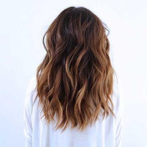 Best And Newest Medium Long Haircuts Within Best 25+ Medium Long Haircuts Ideas On Pinterest | Brown Hair Cuts (View 1 of 15)