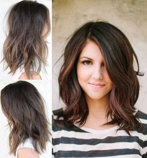 Bob Hairstyles 2017 Pertaining To Current Long Bob Hairstyles For Round Face (View 8 of 15)