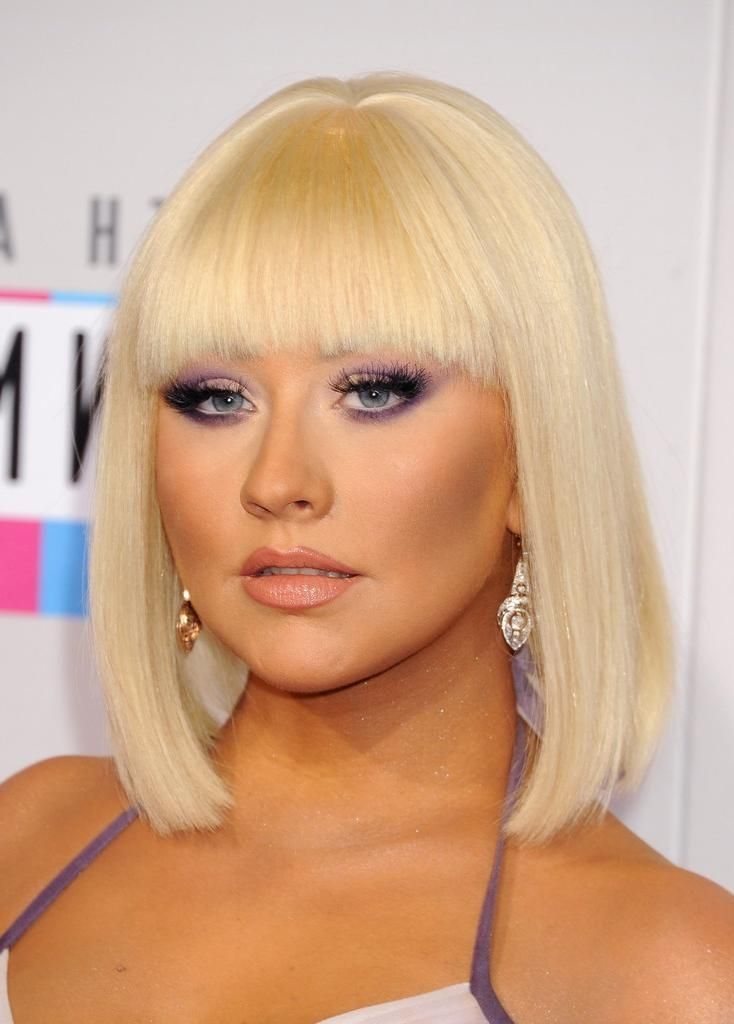 Christina Aguilera Shoulder Length Hairstyles – Christina Aguilera With Widely Used Christina Aguilera Shoulder Length Bob Hairstyles (View 1 of 15)