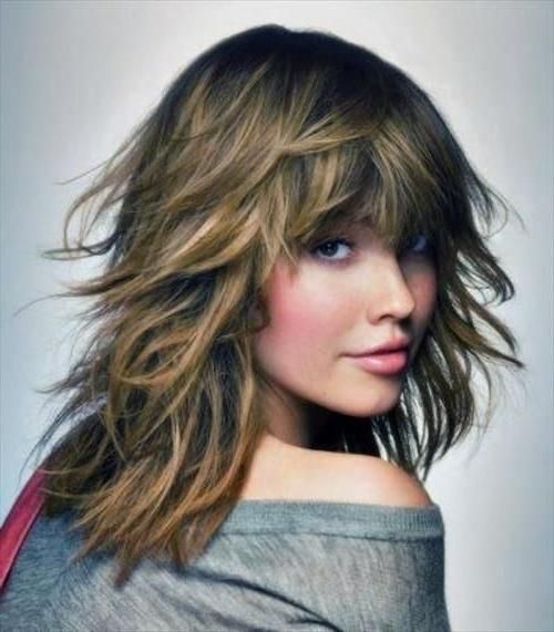 Current Long Hairstyles Feathered Layered For The 25+ Best Feathered Hairstyles Ideas On Pinterest | Face Change (View 13 of 15)
