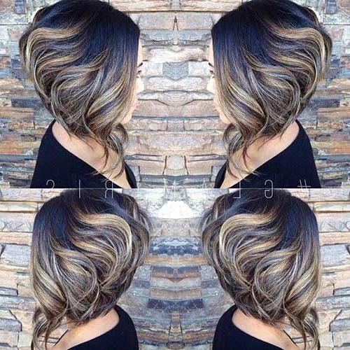 Inverted Bob Haircuts For Thick Hair 2017 Throughout Most Recent Inverted Bob Haircut For Curly Hair (View 14 of 15)