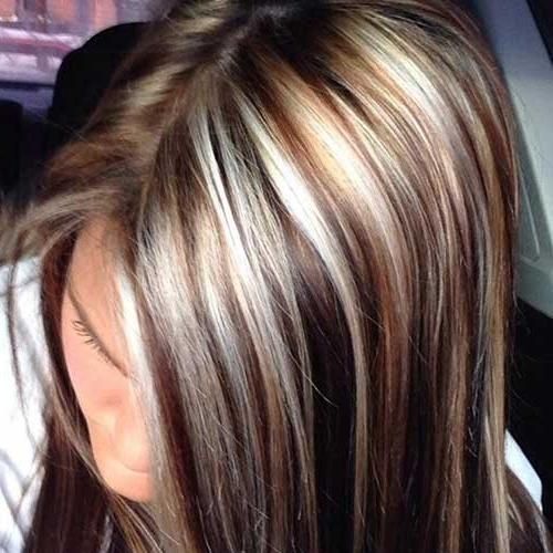 Latest Long Hairstyles With Highlights And Lowlights Within 40 Blonde And Dark Brown Hair Color Ideas | Hairstyles & Haircuts (View 1 of 15)