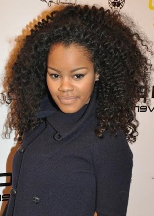 Latest Natural Long Hairstyles For Black Women Pertaining To 50 Best Natural Hairstyles For Black Women | Herinterest/ (View 5 of 15)