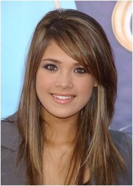 Light Brown Hair With Side Bangs: Long Hairstyles – Popular Haircuts In Layered Long Hairstyles With Side Bangs (View 9 of 15)