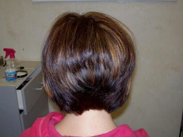 Medium Hair Styles Ideas – 33638 Inside Fashionable Stacked Bob Hairstyles Back View (View 8 of 15)