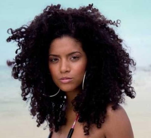 Most Current Natural Long Hairstyles For Black Women With Regard To 35 Long Layered Curly Hair | Hairstyles & Haircuts 2016 –  (View 3 of 15)