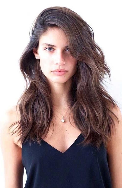 Most Popular Cute Medium Long Hairstyles Pertaining To Best 25+ Medium Long Haircuts Ideas On Pinterest | Brown Hair Cuts (View 2 of 15)