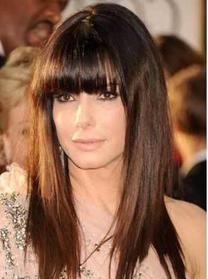 Most Popular Long Hairstyles For Women Over 40 With Bangs Within 6 Long Hairstyles For Women Over  (View 2 of 15)