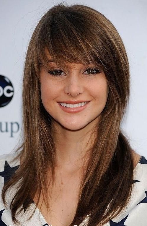 Most Popular Long Hairstyles With Swoop Bangs Intended For Best 25+ Long Swoop Bangs Ideas On Pinterest | Side Swoop Bangs (View 6 of 15)