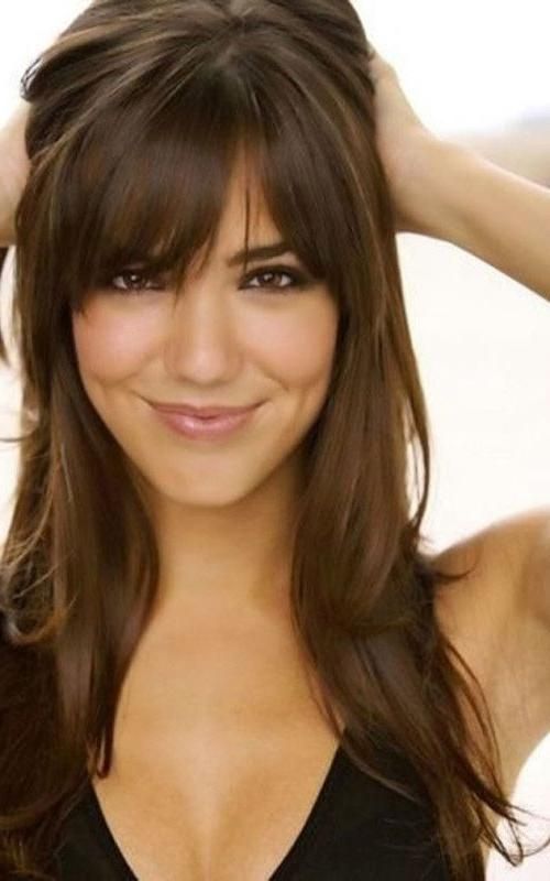 Most Recent Long Haircuts With Bangs And Layers Inside Best 25+ Long Layers With Bangs Ideas On Pinterest | Hair With (View 14 of 15)