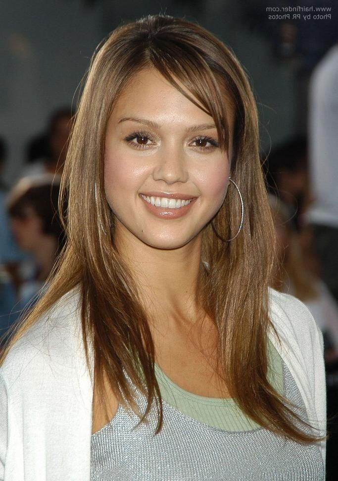 Most Recently Released Jessica Alba Long Hairstyles Throughout Jessica Alba Wearing Her Hair Long And Straight (View 11 of 15)