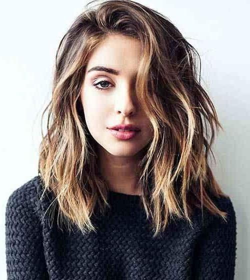 Most Recently Released Long Haircuts For Round Faces In Best 25+ Round Face Hairstyles Ideas On Pinterest | Hairstyles For (View 9 of 15)