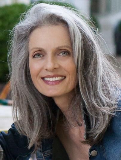 Most Recently Released Long Hairstyles For Grey Hair Within Best 25+ Long Gray Hair Ideas On Pinterest | Long Silver Hair (View 8 of 15)