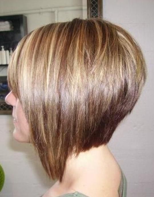 Most Recently Released Stacked Bob Hairstyles Back View Throughout Side View Of Stacked Bob Haircut – Best Bob Hairstyles For  (View 6 of 15)