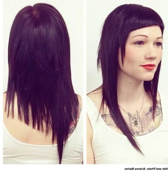 Most Up To Date Asymmetrical Long Haircuts Pertaining To Best 25+ Asymmetric Hair Ideas On Pinterest | Asymmetrical Long (View 14 of 15)