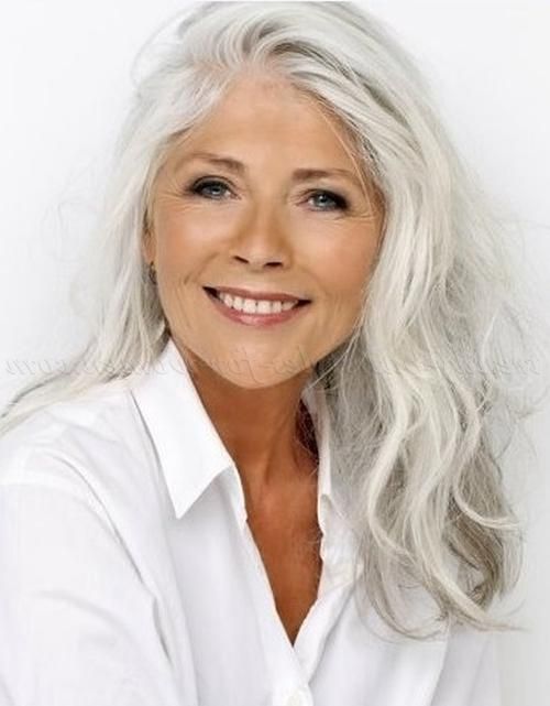 Most Up To Date Long Hairstyles For Grey Haired Woman Within Long Hairstyles Over 50 – Long Hairstyle For Grey Hair | Trendy (View 1 of 15)
