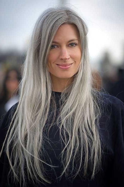 Most Up To Date Long Hairstyles Older Women Pertaining To 20+ Hairstyles For Gray Hair | Long Hairstyles 2017 & Long (View 8 of 15)