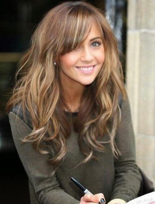 Newest Long Hairstyles With Fringes Within Black Women Hairstyles: 10 Long Hairstyles With Bangs  (View 7 of 15)