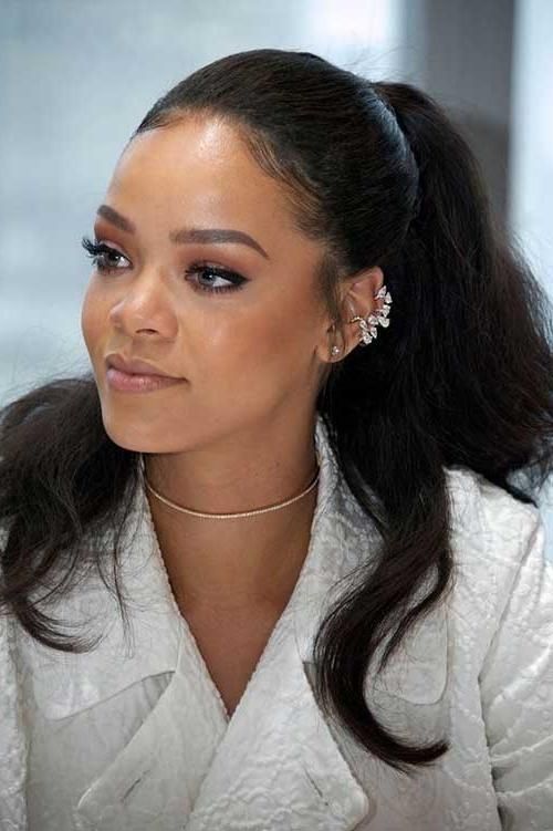 Newest Rihanna Long Hairstyles Throughout Rihanna's Long Hairdos Every Ladies Should See | Long Hairstyles (View 13 of 15)