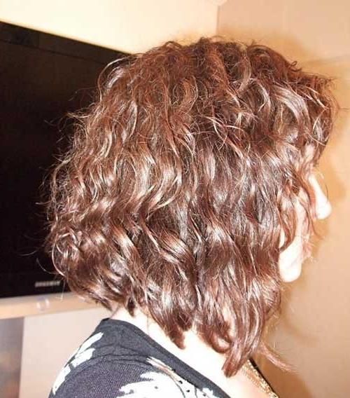 Popular Inverted Bob Haircut For Curly Hair Regarding 20 Good Haircuts For Medium Curly Hair (View 4 of 15)