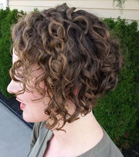 Popular Inverted Bob Haircut For Curly Hair Throughout Get An Inverted Bob Haircut For Curly Hair (View 10 of 15)