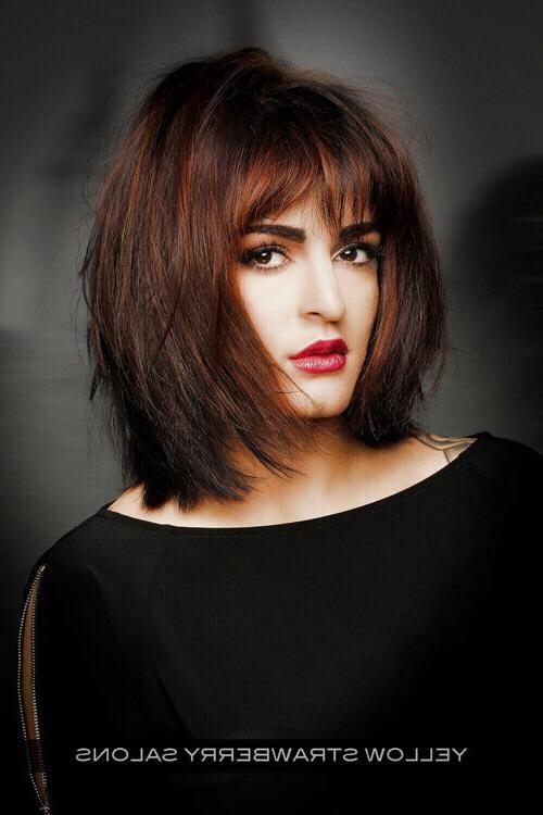 Well Known Long Bob Hairstyles For Round Face With Regard To The 20 Most Flattering Bob Hairstyles For Round Faces (View 15 of 15)