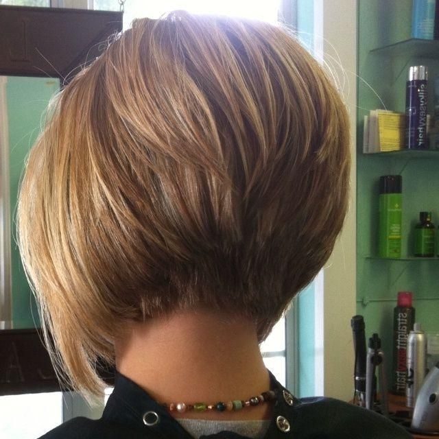 Well Known Stacked Bob Haircuts Inside Layered Stacked Bob Haircut Photos Front And Back – Yahoo Search (Gallery 108 of 292)