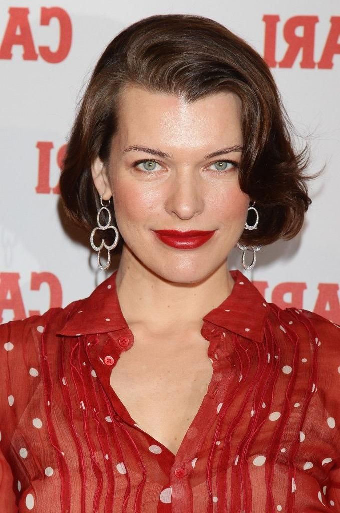 Well Liked Milla Jovovich Curly Short Cropped Bob Hairstyles Inside 13 Best Hairstyles Images On Pinterest (View 9 of 15)