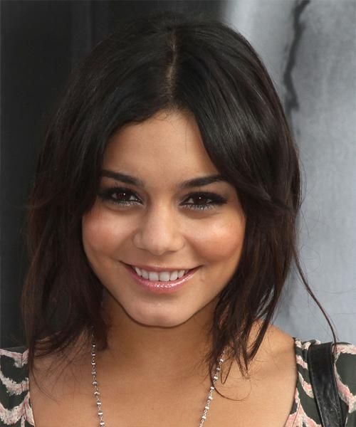 Well Liked Vanessa Hudgens Bob Hairstyles In Vanessa Hudgens Medium Straight Casual Hairstyle – Dark Brunette (View 12 of 15)
